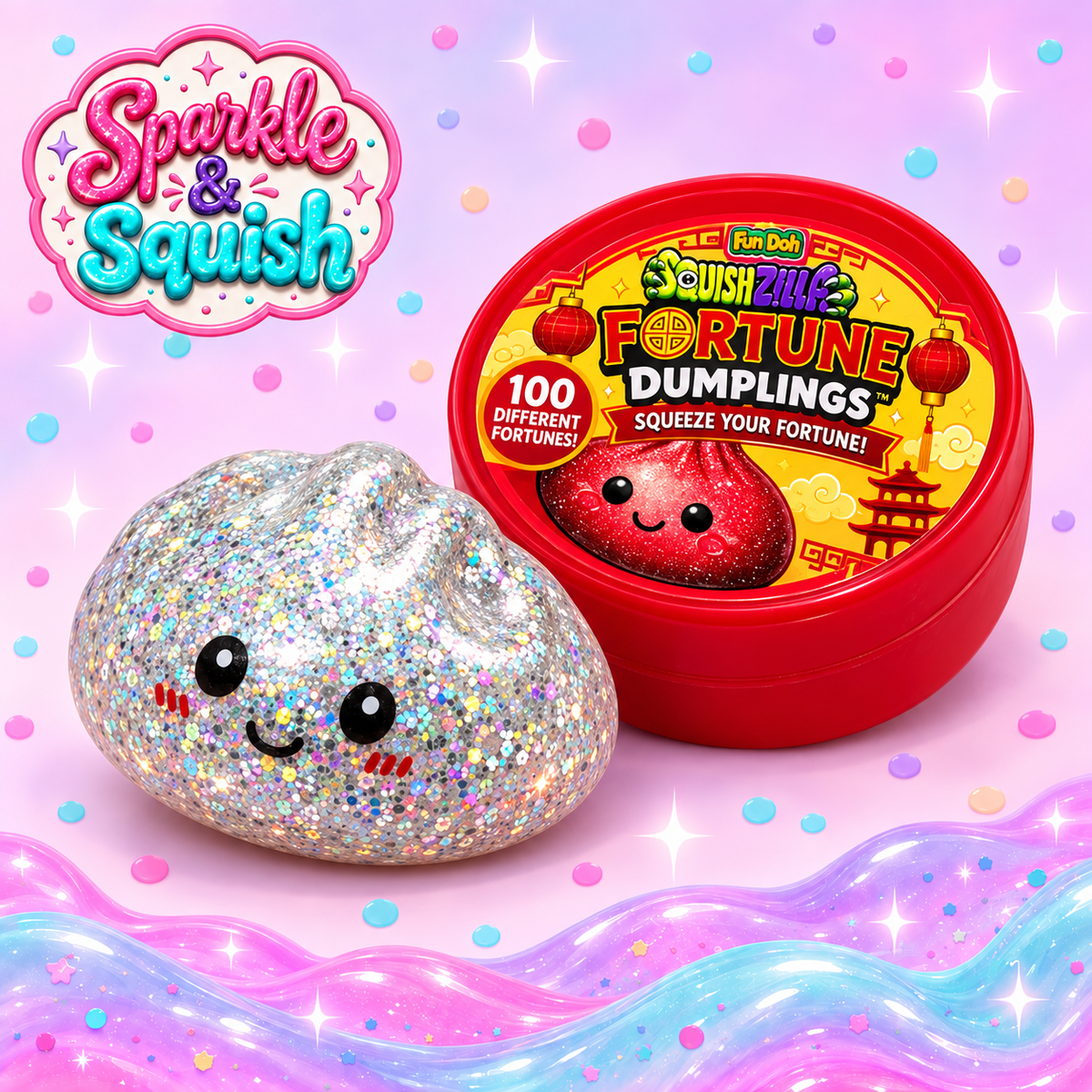 Fun Doh Mystery Fortune Squishy Dumpling