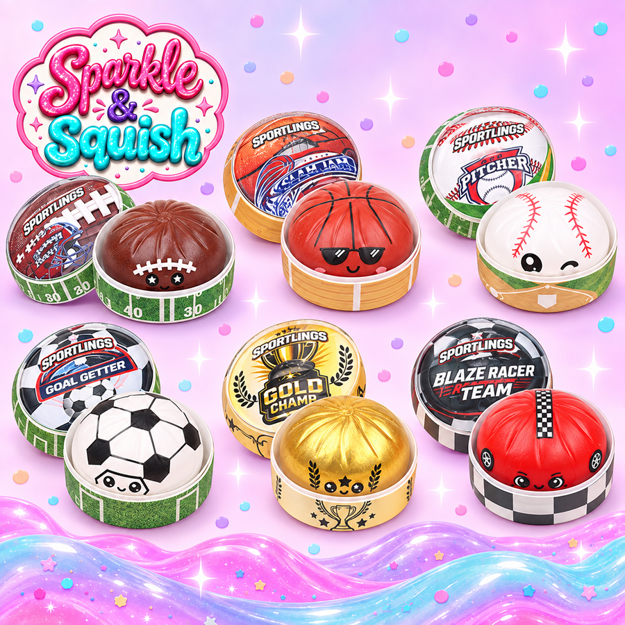 Fun Doh Sportlings™ Mystery Sports Dumpling Squishy