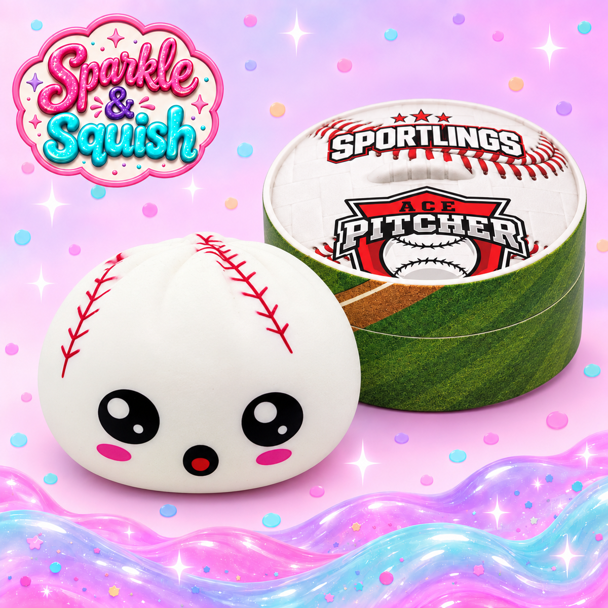 Fun Doh Sportlings™ Mystery Sports Dumpling Squishy