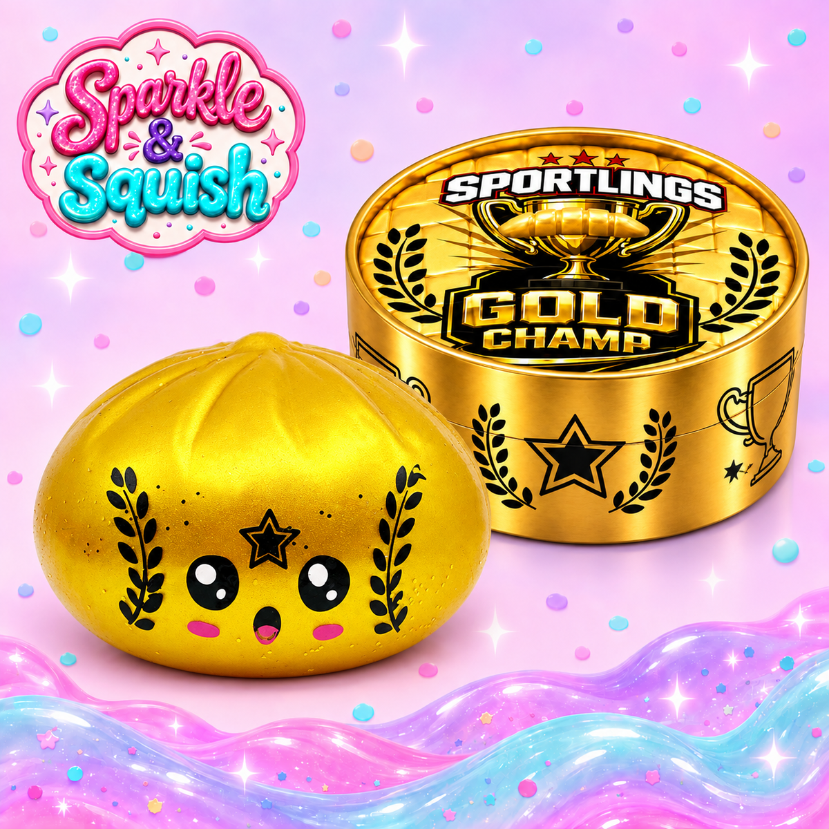 Fun Doh Sportlings™ Mystery Sports Dumpling Squishy