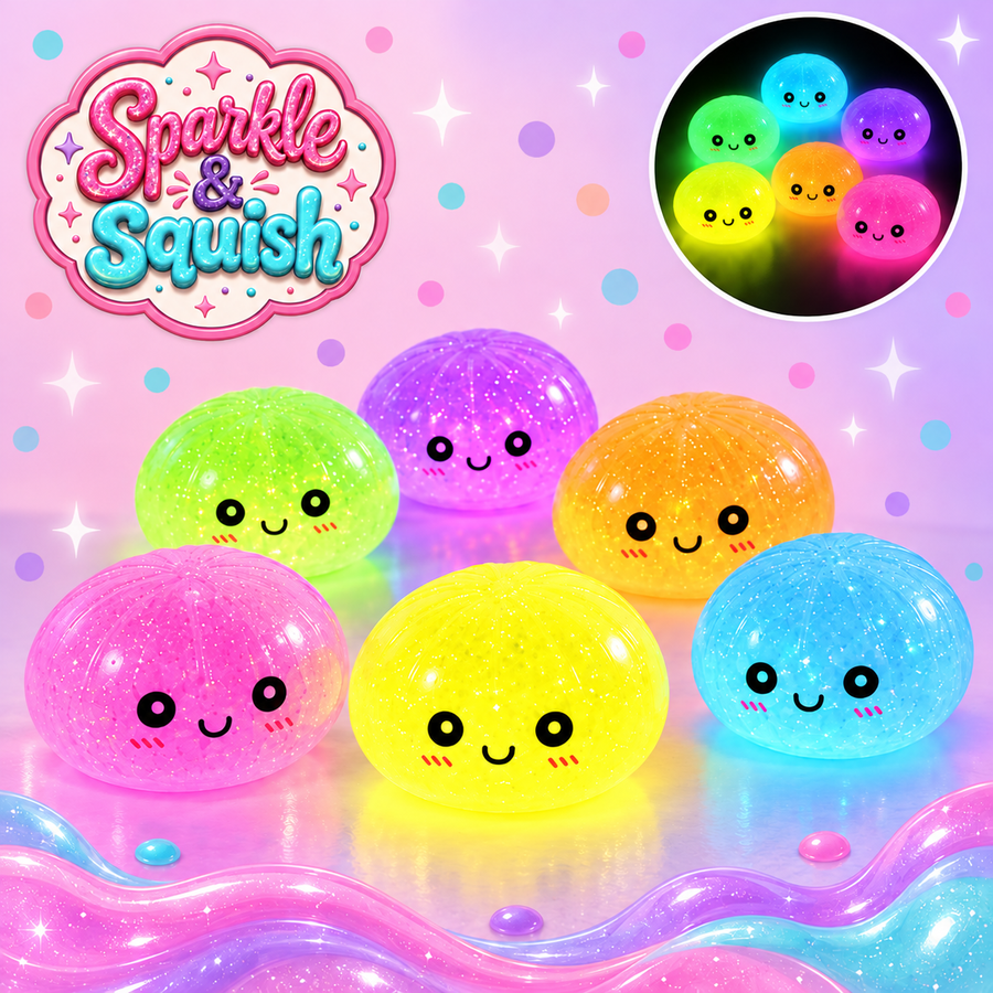 Glow in the Dark Glitter Dumpling