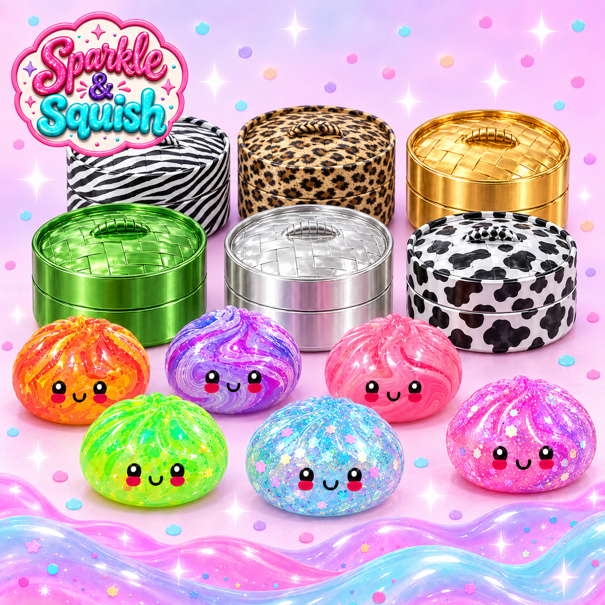 Fun Doh SquishZilla™ Fancy Mystery Glamplings™ – Steamer Series 2