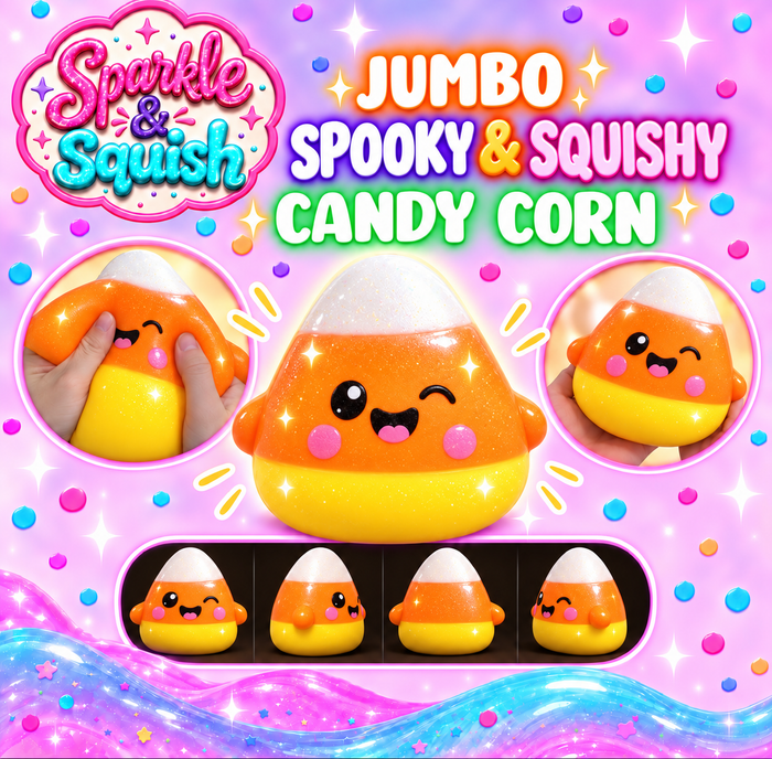 Halloween Jumbo Candy Corn Squishy Toy