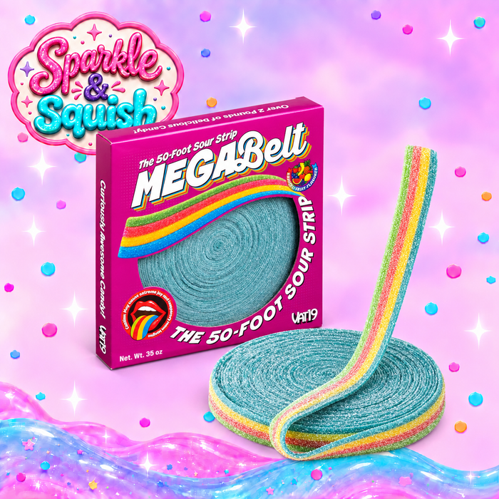 MEGABelt: The Super-Long Sour Candy Strip