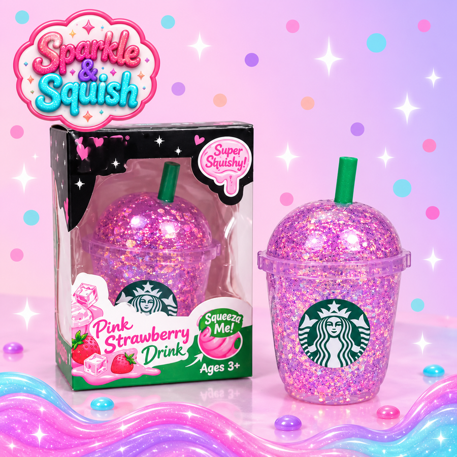 Glitter Drink Starbucks Cup Squishy