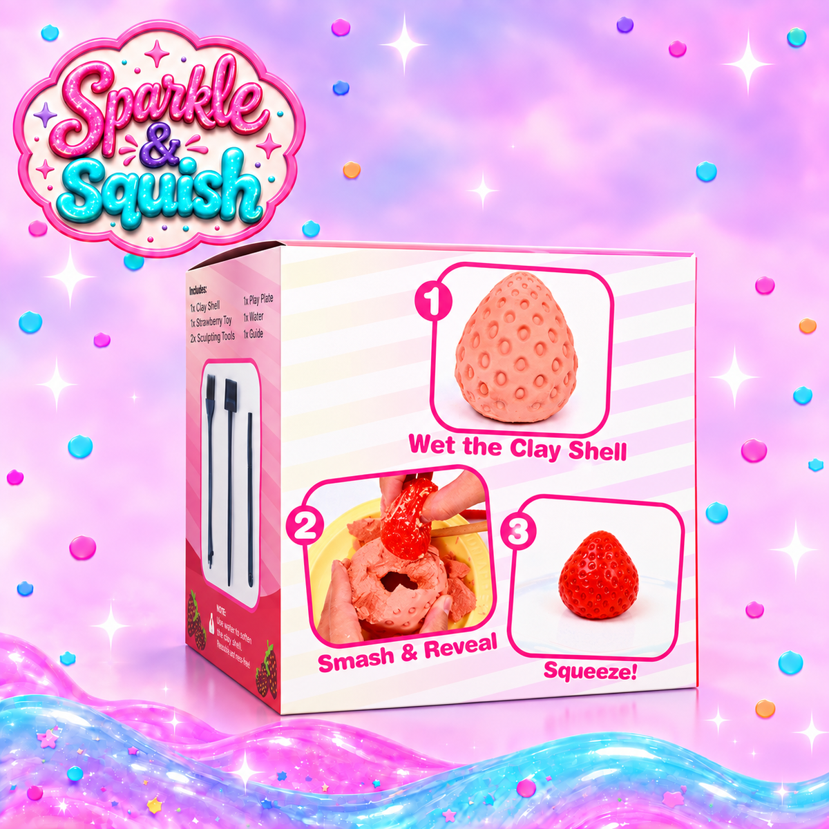 SqueezeSquad Taba Deluxe Smash & Squeeze – Strawberry
