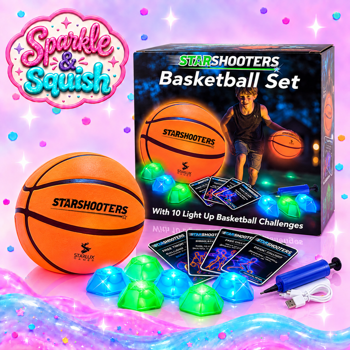 Starshooters Basketball - Light Up Basketball Game Set