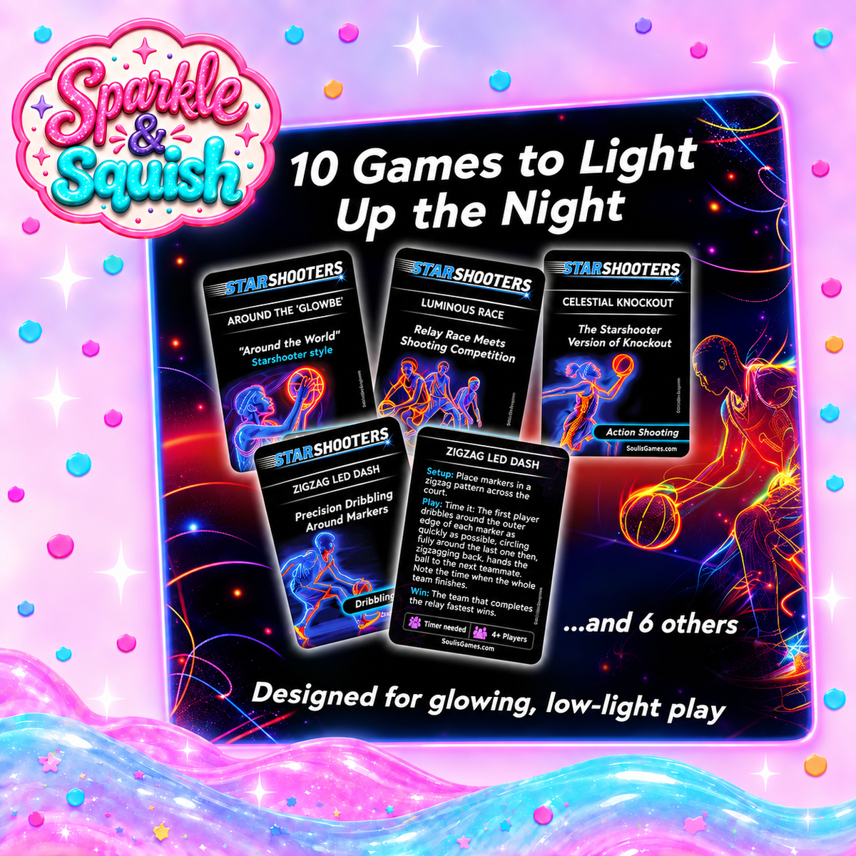 Starshooters Basketball - Light Up Basketball Game Set