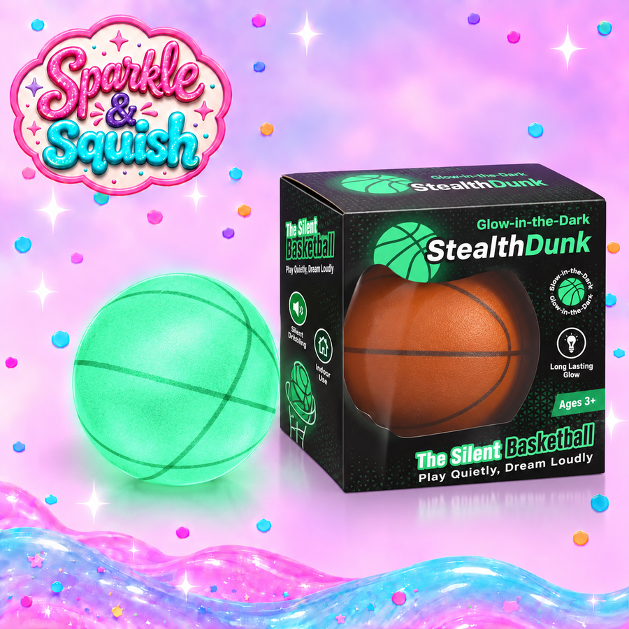 StealthDunk Glow in the Dark Silent Basketball