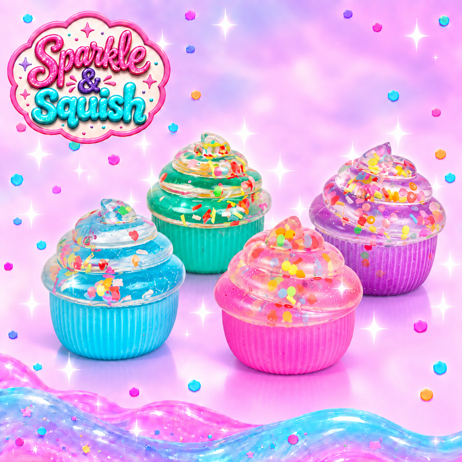 Scrunchems® Sugar Cupcake Squishy