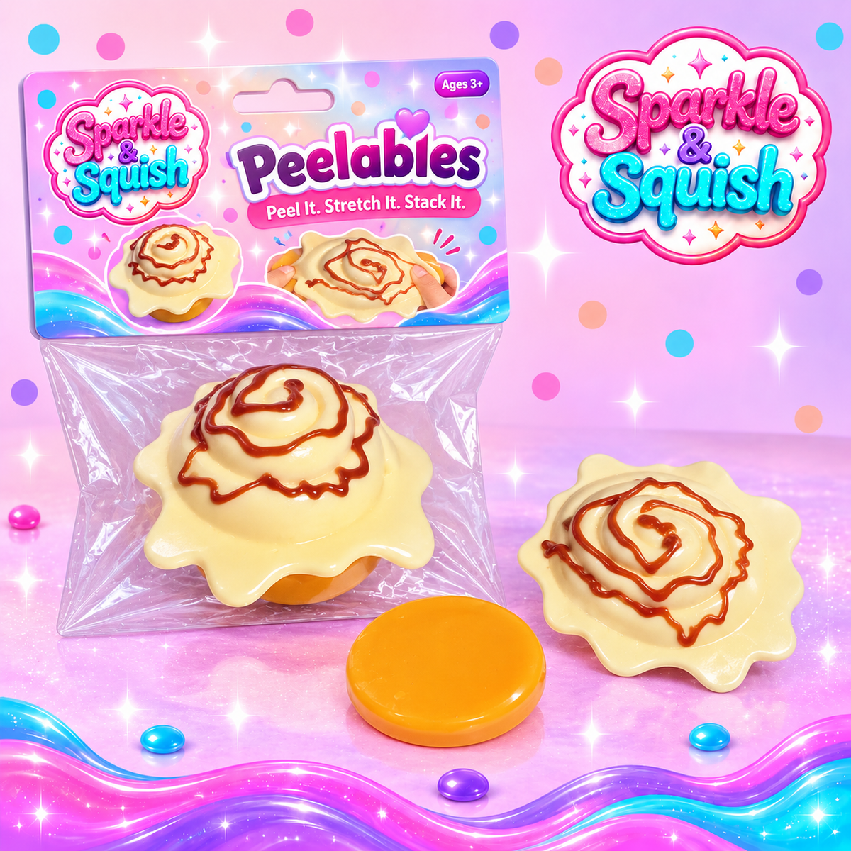 Taba Squishies® Cinnamon Bun