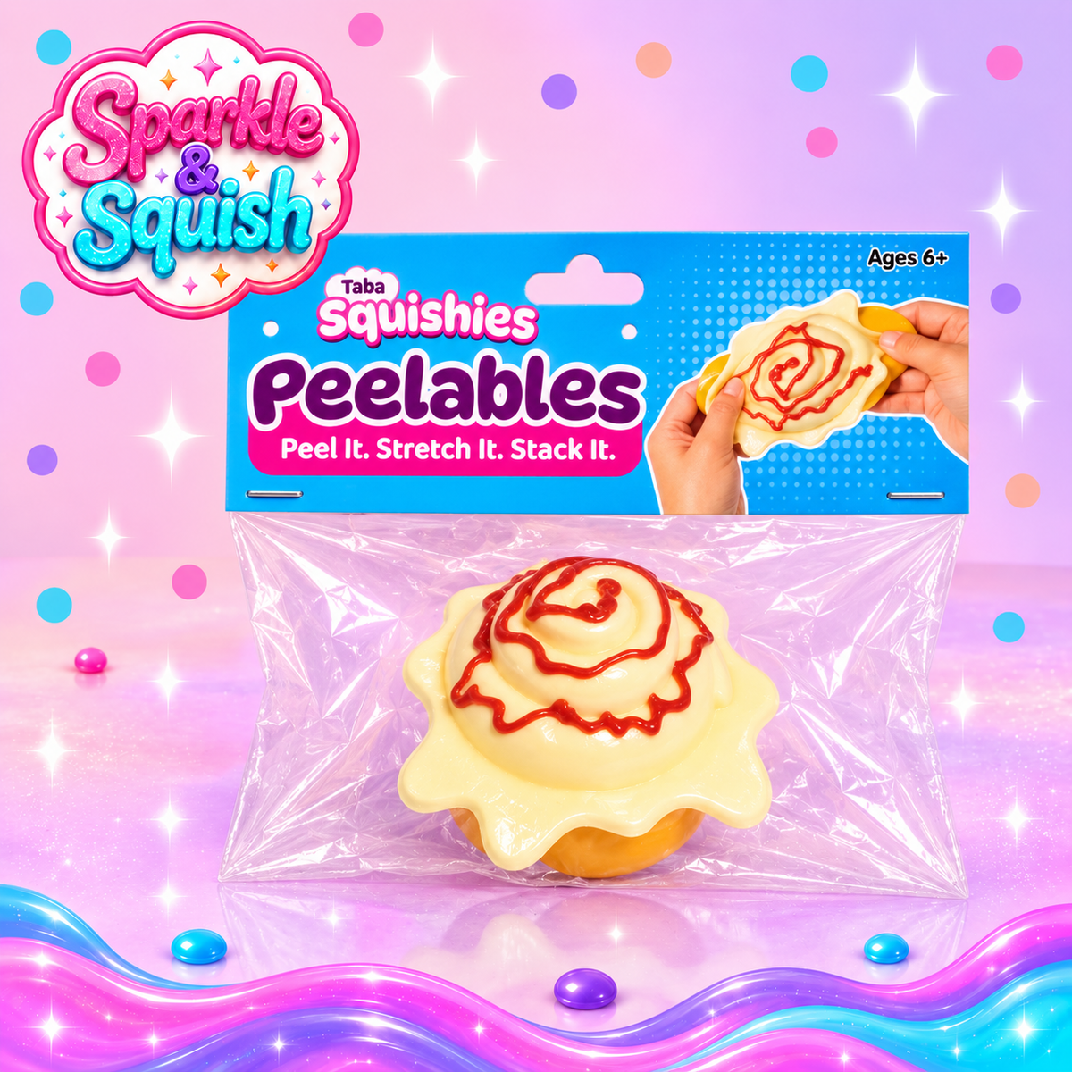 Taba Squishies® Cinnamon Bun